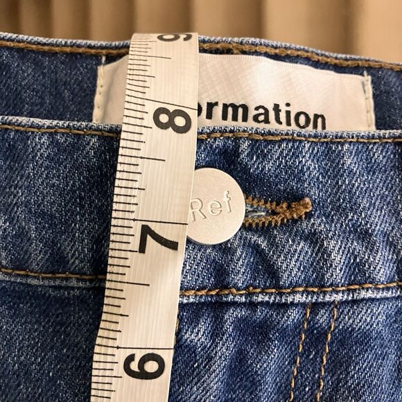 Reformation Revolve Ella Women Jean Mini Skirt Celtic Wash size 29/8/M MRSP $98 - Picture 12 of 14